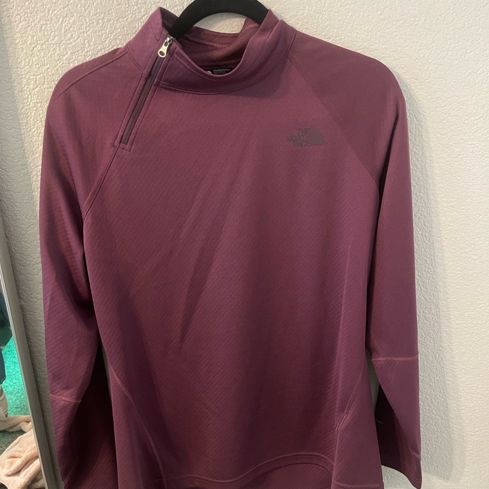 North face 1/4 zip jacket